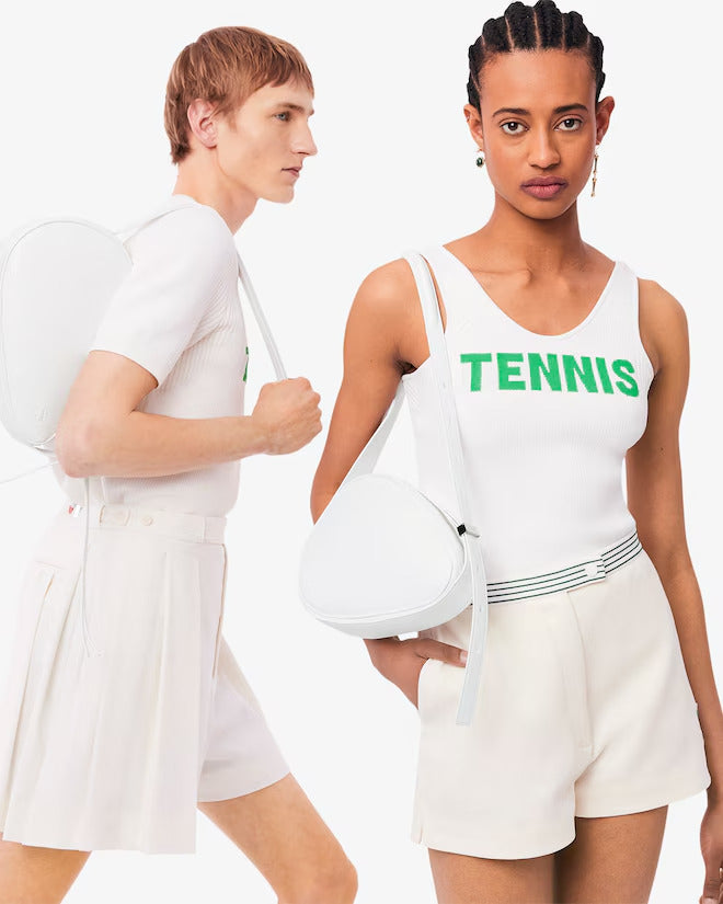 Lacoste Unisex Runway Leather Racket Bag