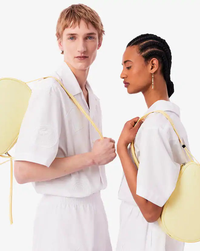 Lacoste Unisex Runway Leather Racket Bag