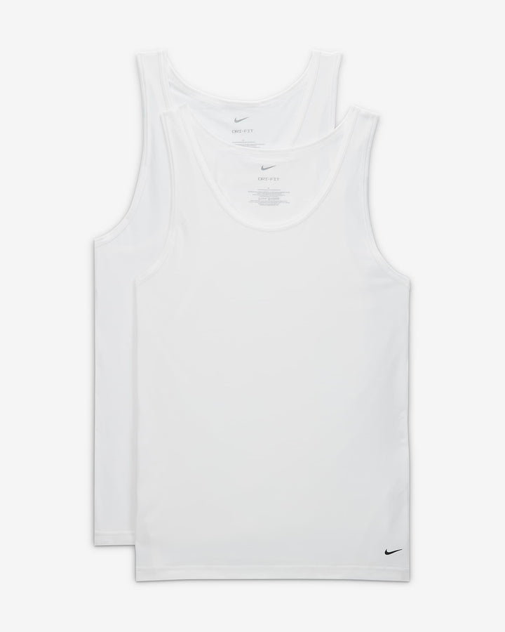Nike Dri-FIT Essential Cotton Stretch Men's Slim Fit Tank Undershirt (2-Pack)