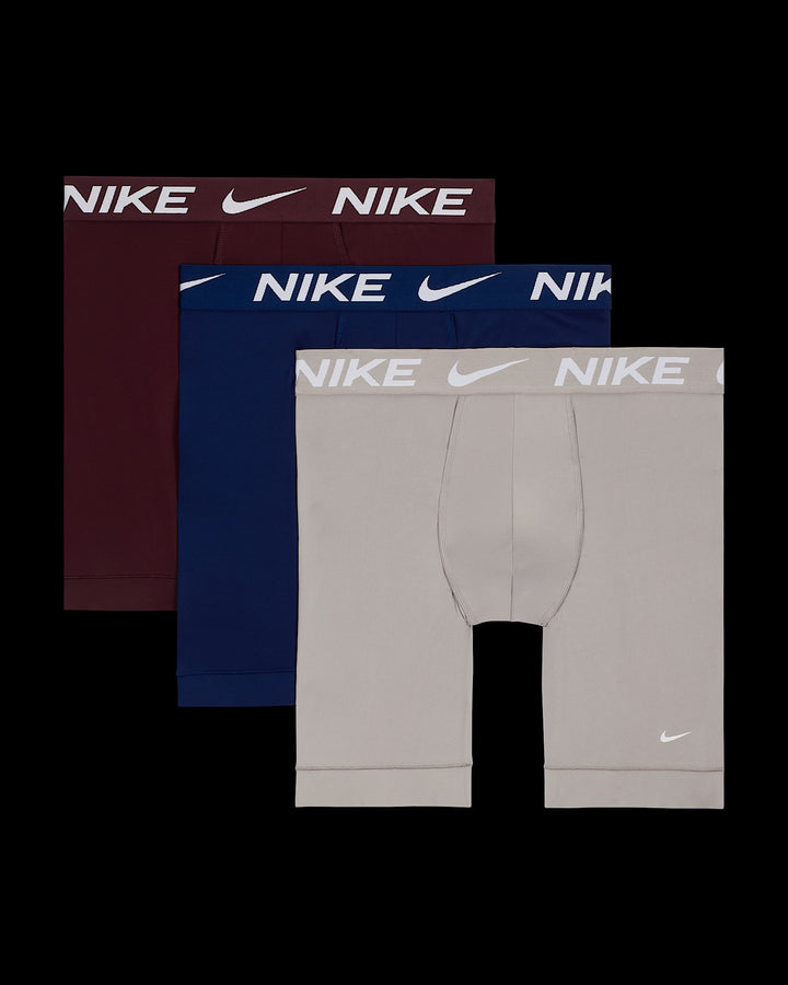 Nike Dri-FIT Essential Micro Long Boxer Briefs (3-Pack)