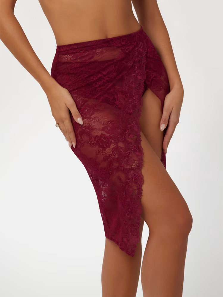 Guess Rebecca Floral Lace Skirt