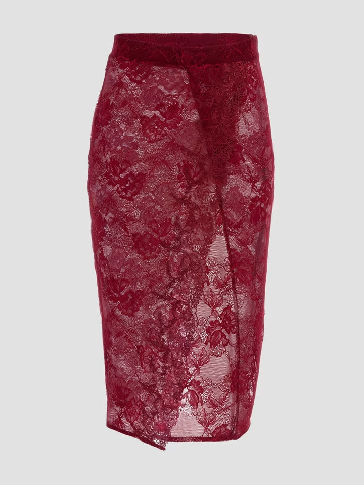 Guess Rebecca Floral Lace Skirt