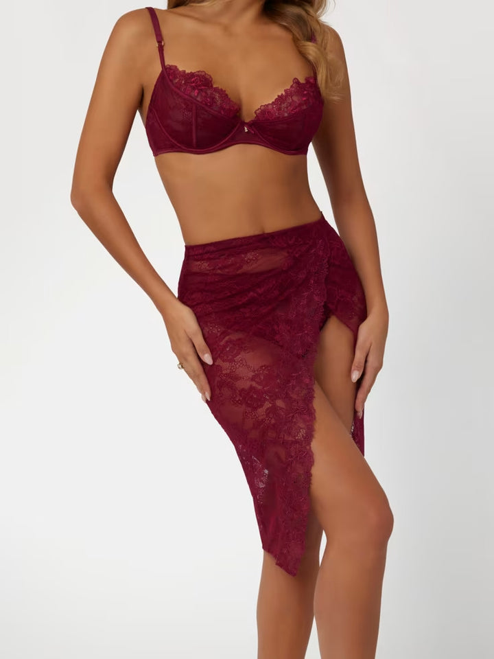 Guess Rebecca Floral Lace Skirt