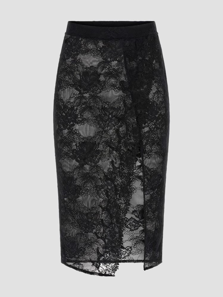 Guess Rebecca Floral Lace Skirt