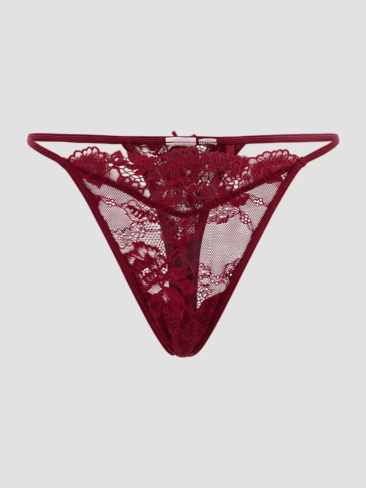 Guess Rebecca Floral Lace Thong Panty