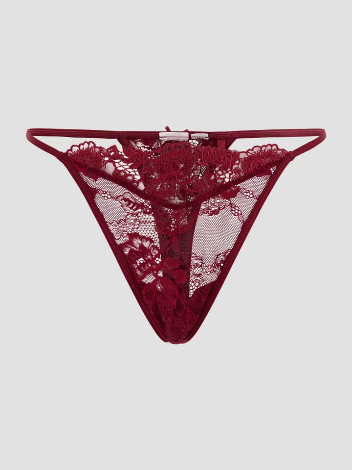 Guess Rebecca Floral Lace Thong Panty