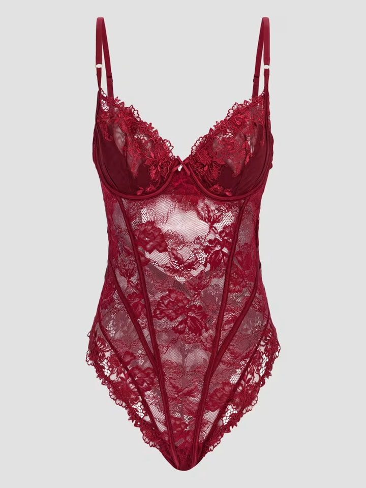 Guess Rebecca Floral Lace Bodysuit