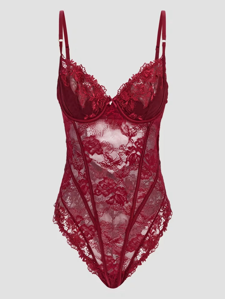 Guess Rebecca Floral Lace Bodysuit