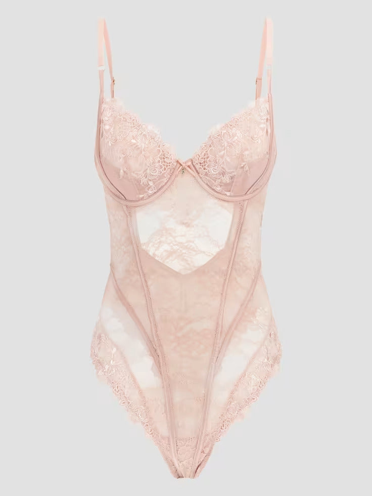 Guess Rebecca Floral Lace Bodysuit