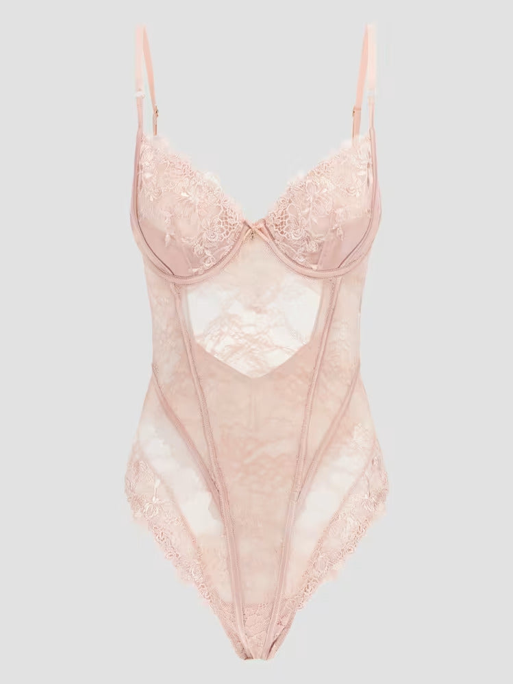 Guess Rebecca Floral Lace Bodysuit