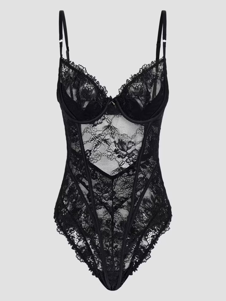 Guess Rebecca Floral Lace Bodysuit