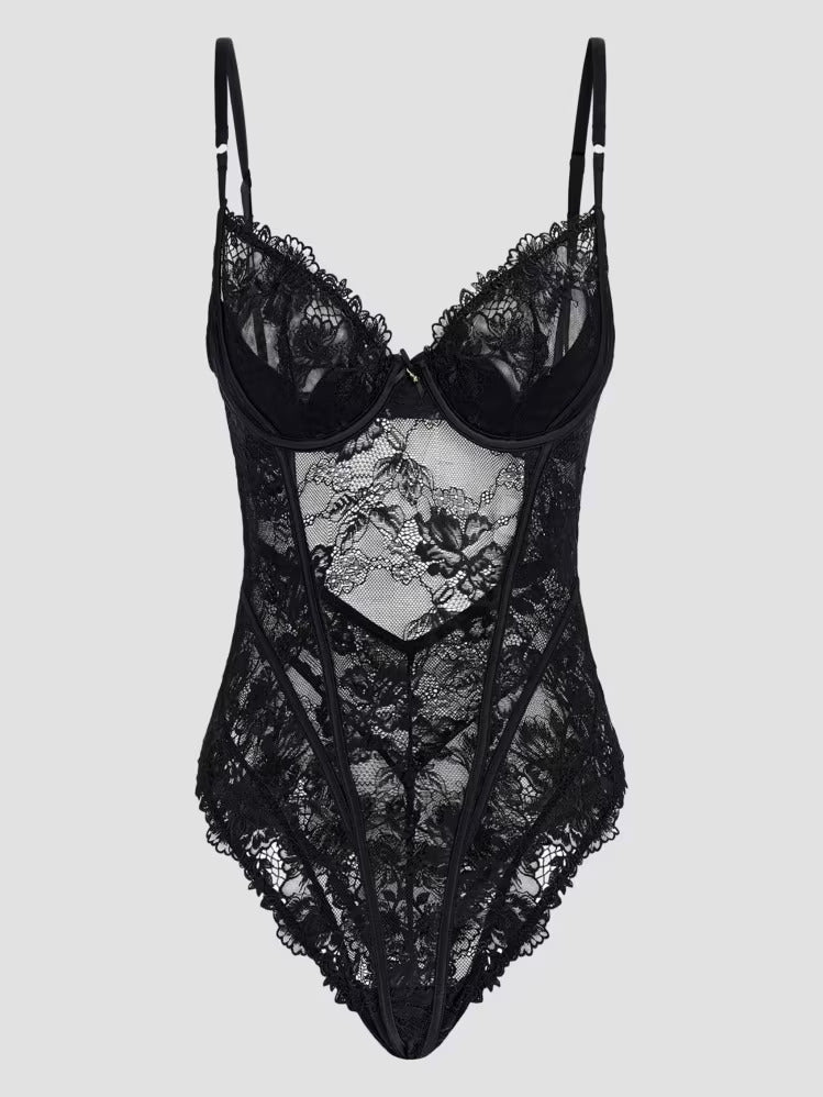 Guess Rebecca Floral Lace Bodysuit