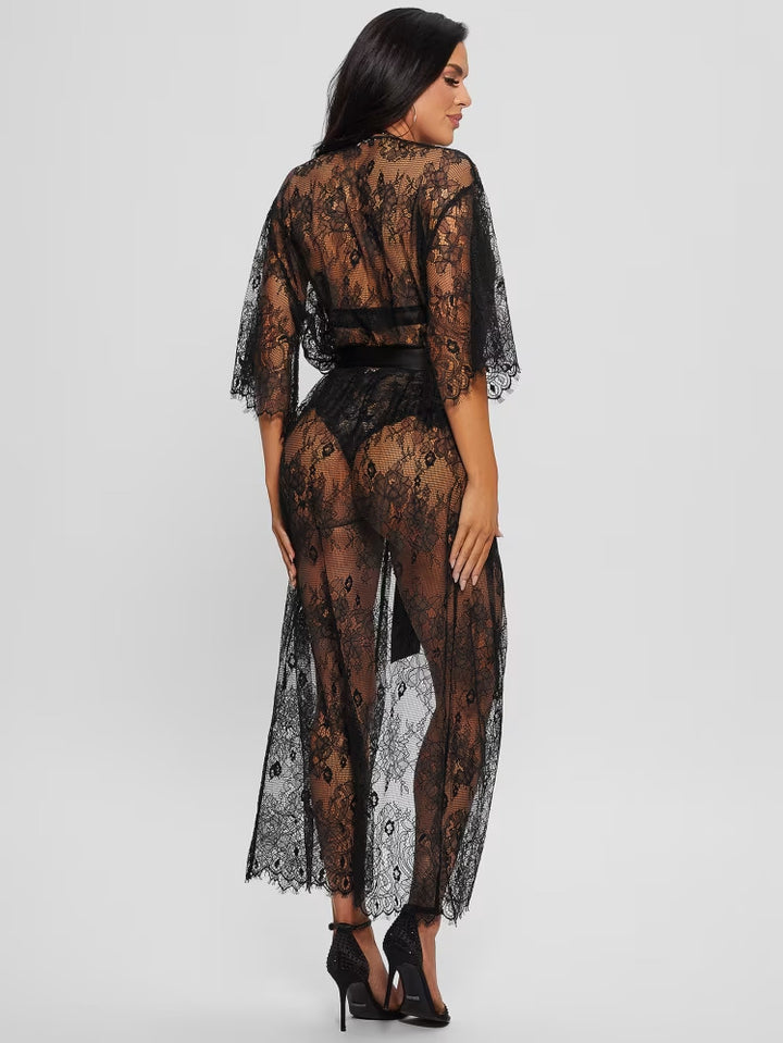 Guess Semi-Sheer Lace Kimono