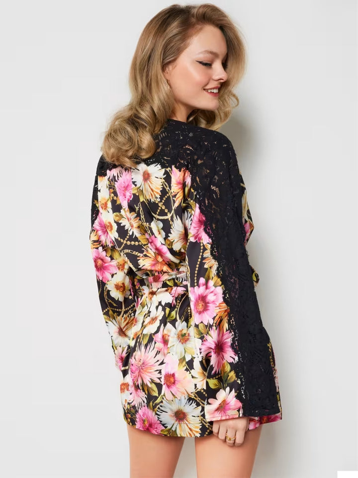 Guess Eco Rose Floral Robe