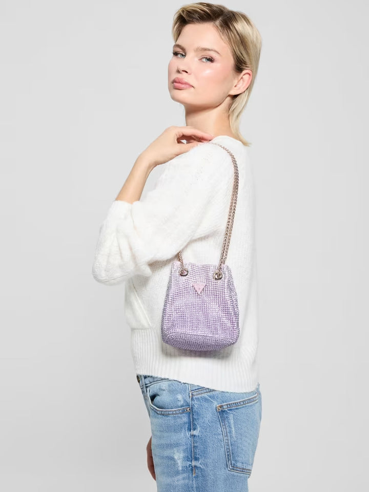Guess Zalina Ombré Rhinestone Pouch
