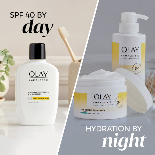 Olay Complete + Daily Facial Moisturizer with Sunscreen Broad Spectrum SPF 40