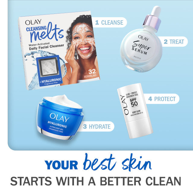 Olay Cleansing Melts + Hyaluronic