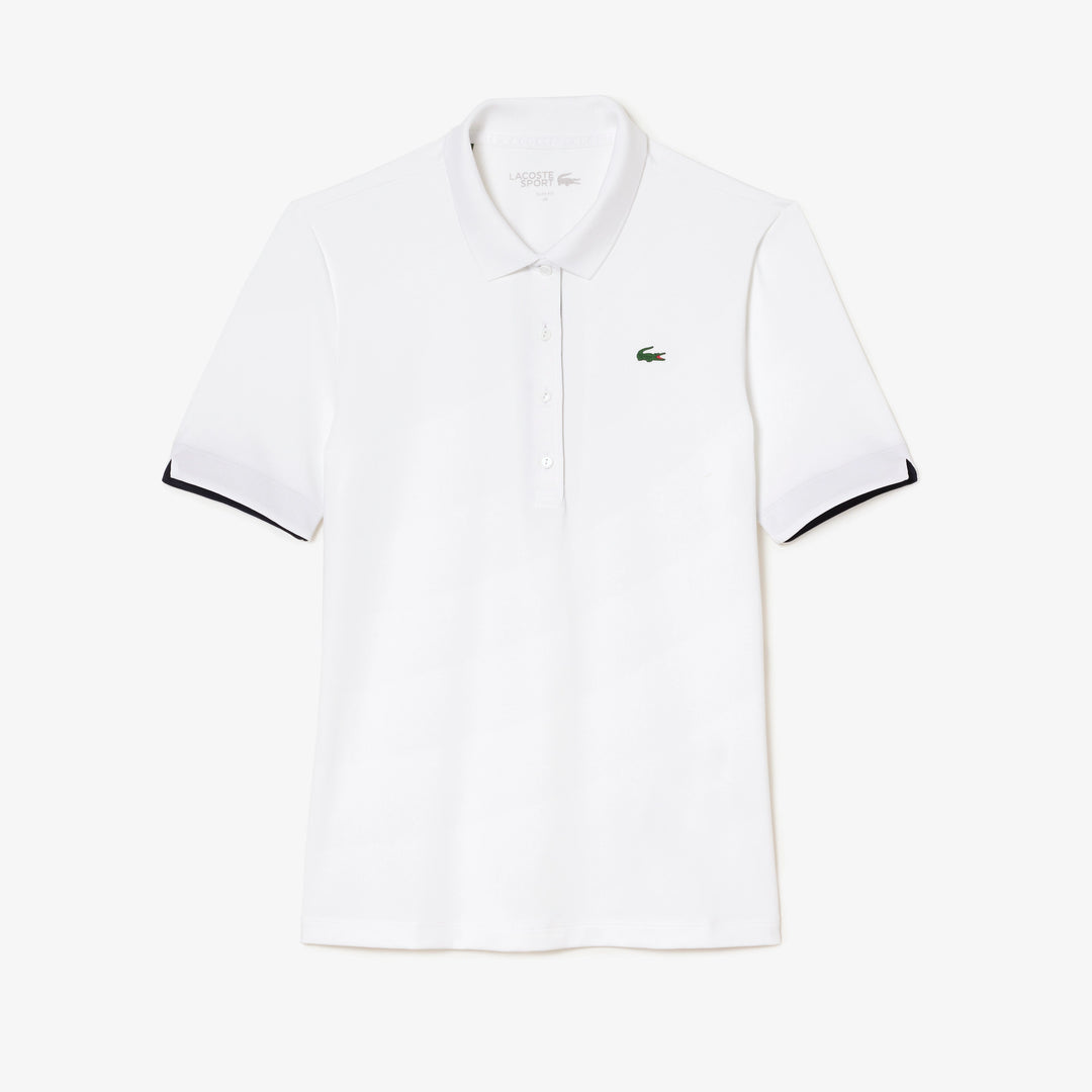 Lacoste Women's Slim Fit UV Protect Stretch Golf Polo