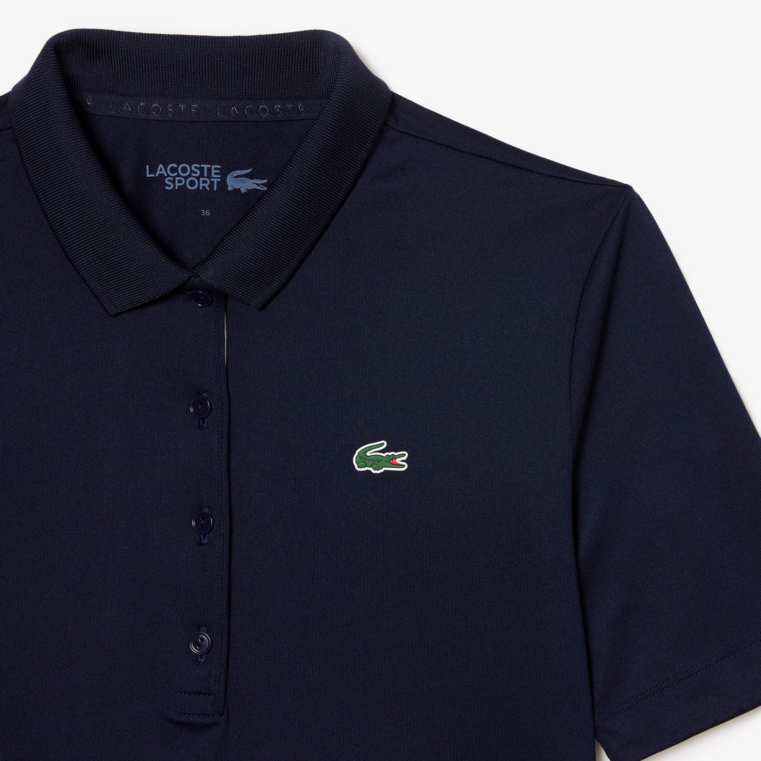 Lacoste Women's Slim Fit UV Protect Stretch Golf Polo
