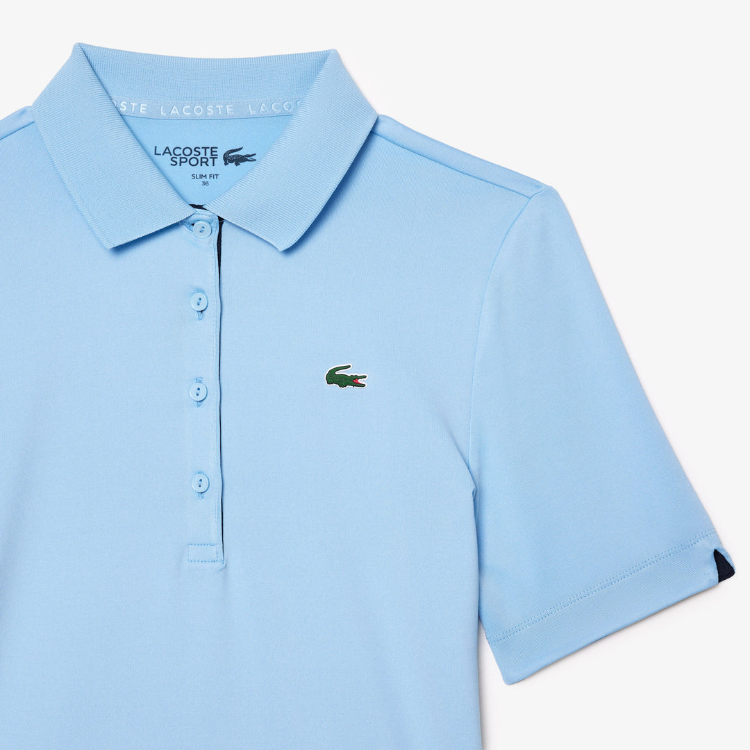 Lacoste Women's Slim Fit UV Protect Stretch Golf Polo