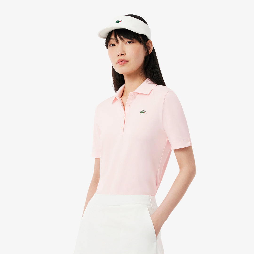 Lacoste Women's Slim Fit UV Protect Stretch Golf Polo