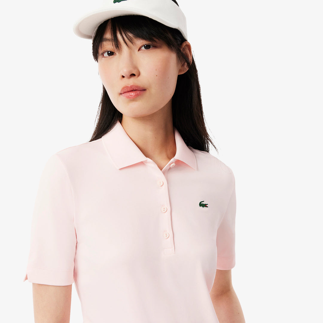 Lacoste Women's Slim Fit UV Protect Stretch Golf Polo