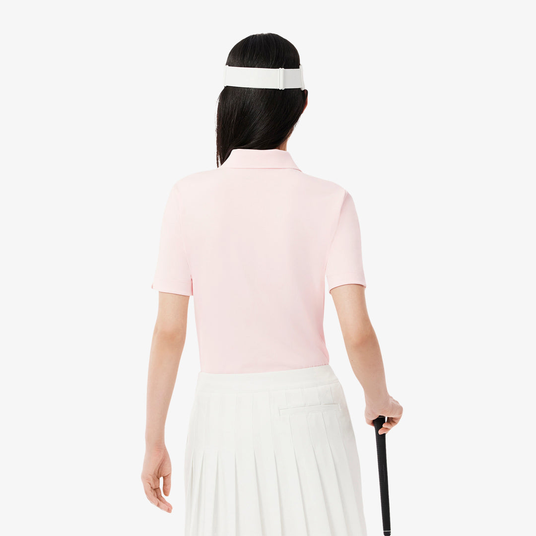 Lacoste Women's Slim Fit UV Protect Stretch Golf Polo