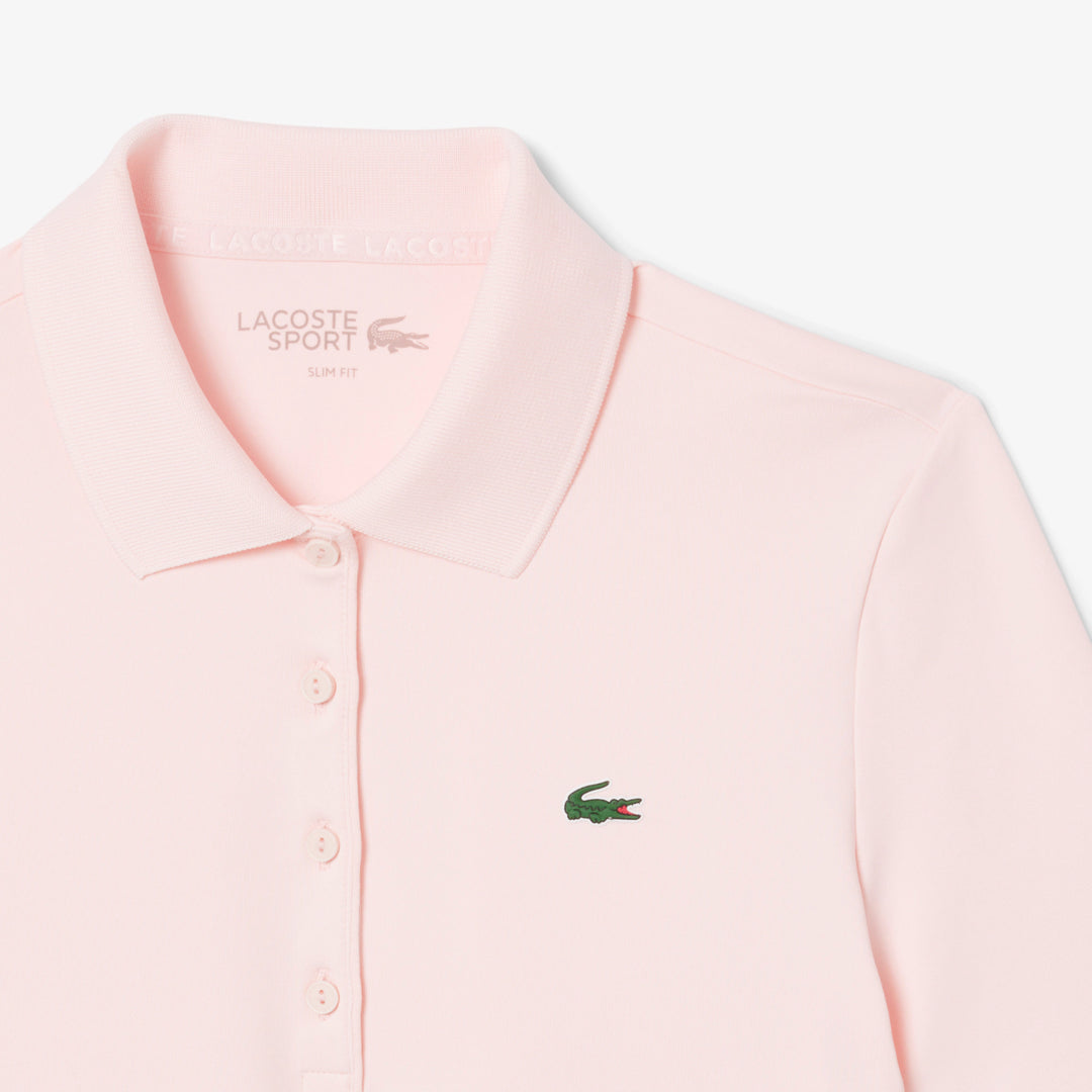 Lacoste Women's Slim Fit UV Protect Stretch Golf Polo