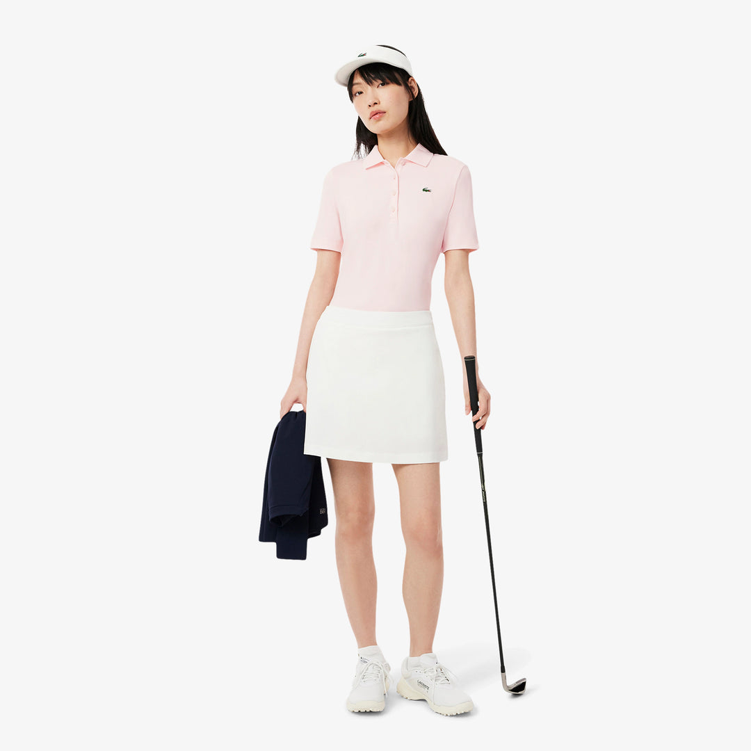 Lacoste Women's Slim Fit UV Protect Stretch Golf Polo