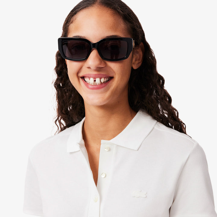 Lacoste Women's L.12.D Slim Fit Stretch Mini Piqué Polo