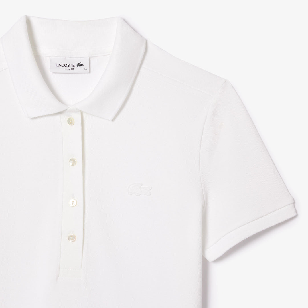 Lacoste Women's L.12.D Slim Fit Stretch Mini Piqué Polo
