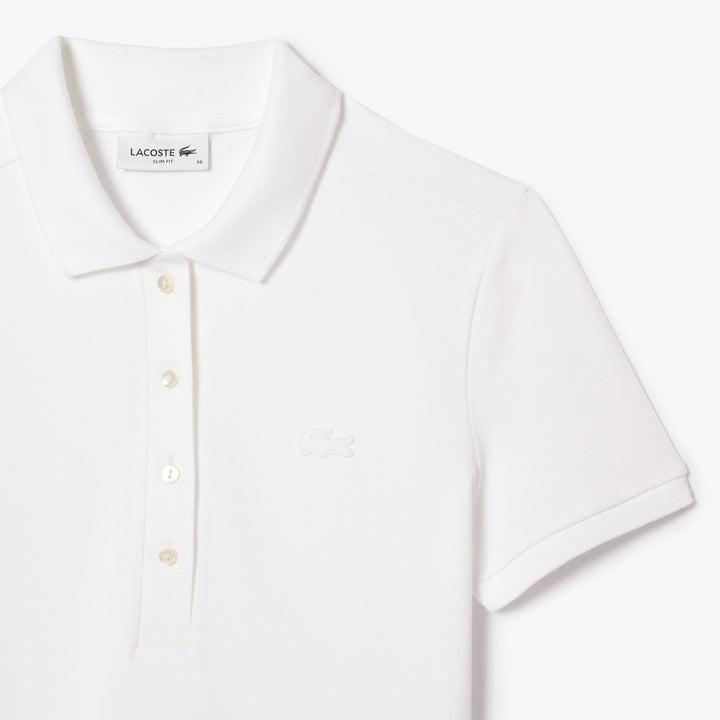 Lacoste Women's L.12.D Slim Fit Stretch Mini Piqué Polo