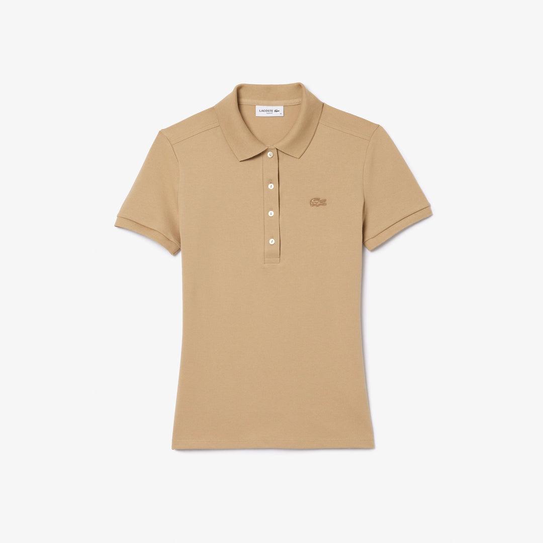 Lacoste Women's L.12.D Slim Fit Stretch Mini Piqué Polo