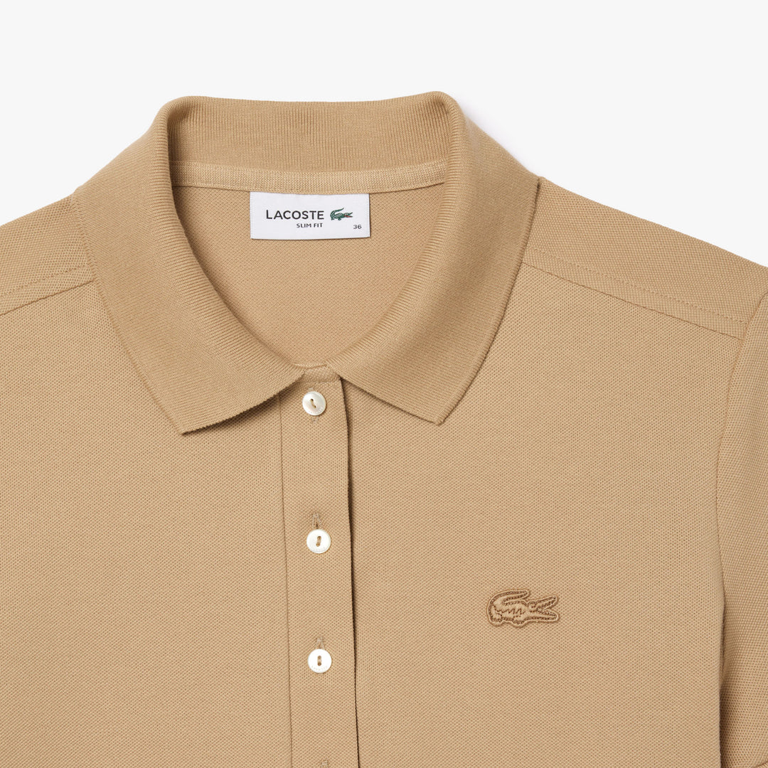 Lacoste Women's L.12.D Slim Fit Stretch Mini Piqué Polo