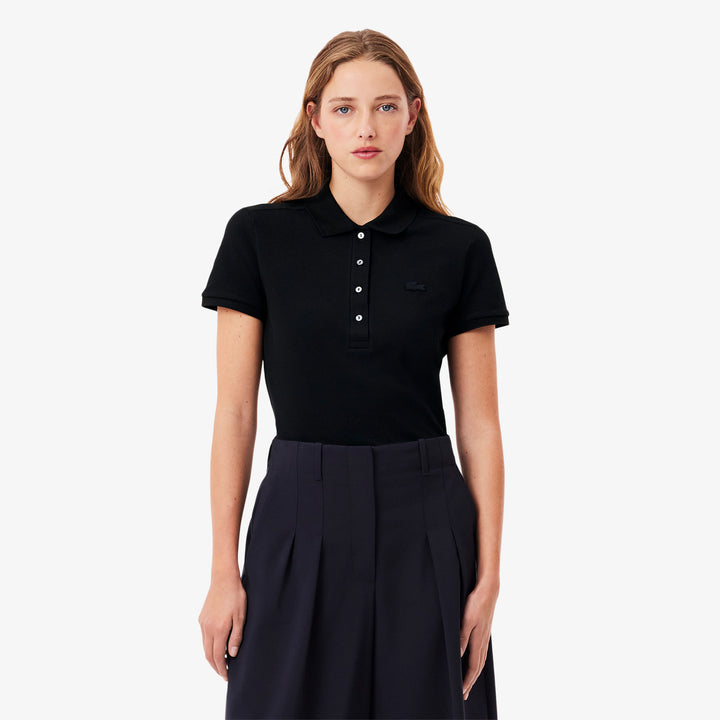 Lacoste Women's L.12.D Slim Fit Stretch Mini Piqué Polo