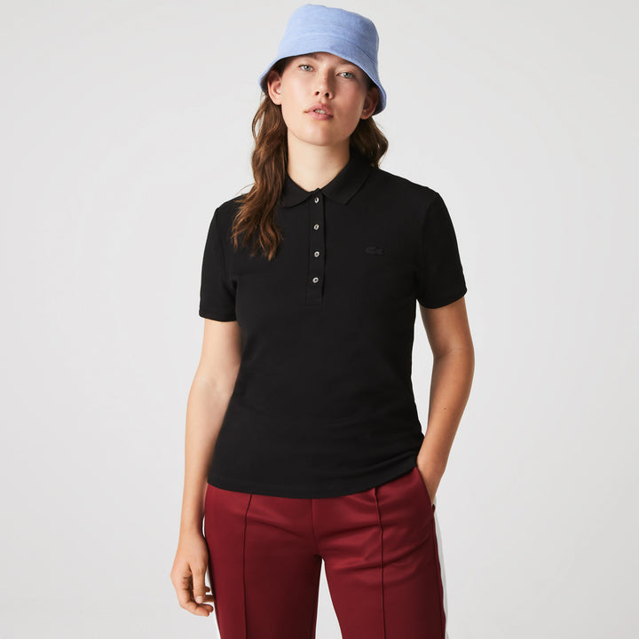 Lacoste Women's L.12.D Slim Fit Stretch Mini Piqué Polo