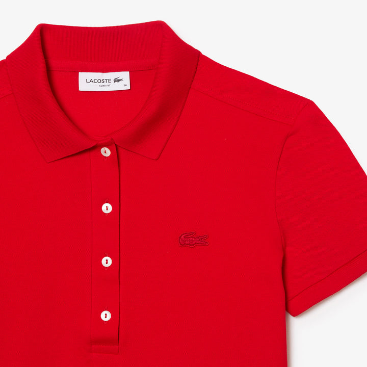 Lacoste Women's L.12.D Slim Fit Stretch Mini Piqué Polo