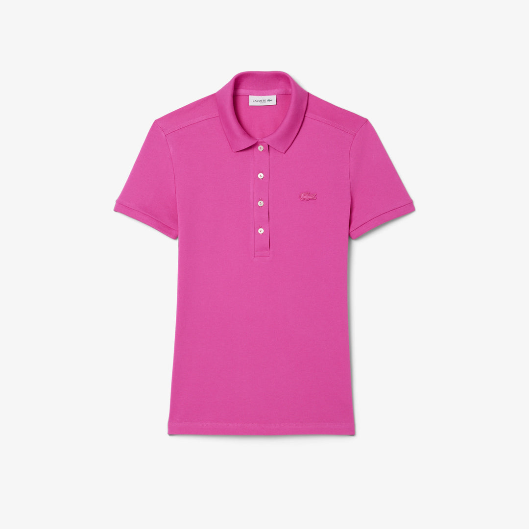 Lacoste Women's L.12.D Slim Fit Stretch Mini Piqué Polo