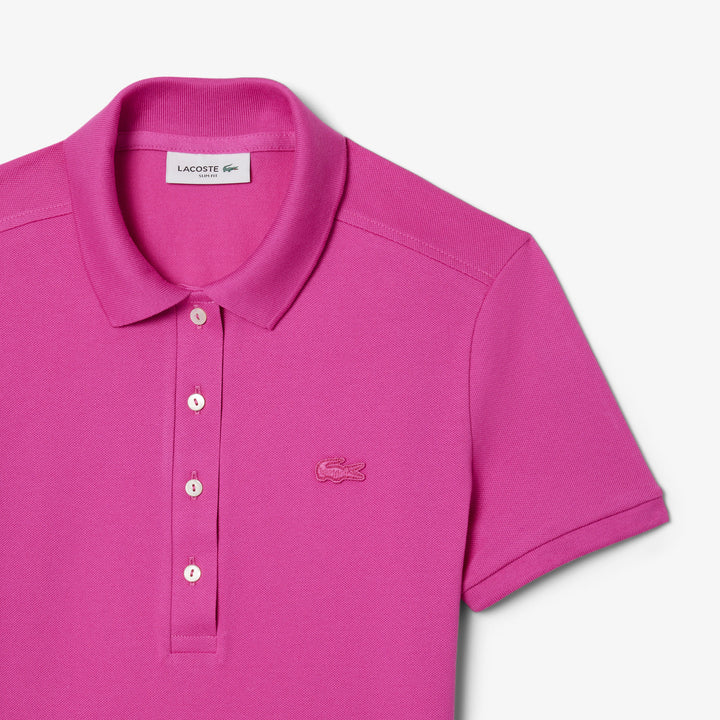 Lacoste Women's L.12.D Slim Fit Stretch Mini Piqué Polo