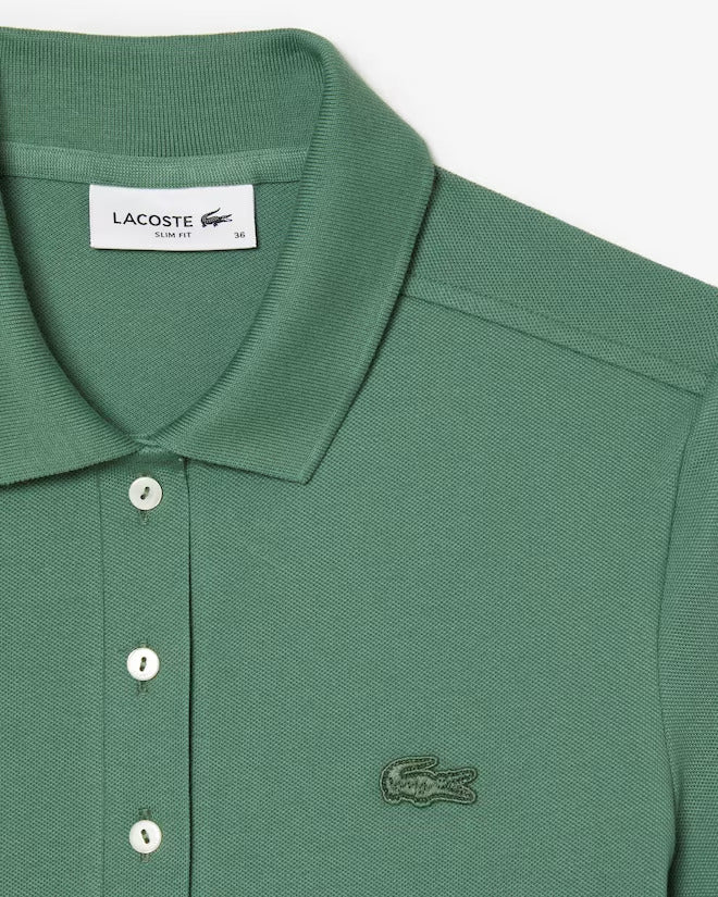 Lacoste Women's L.12.D Slim Fit Stretch Mini Piqué Polo