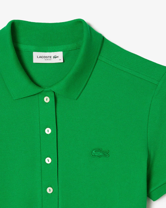 Lacoste Women's L.12.D Slim Fit Stretch Mini Piqué Polo