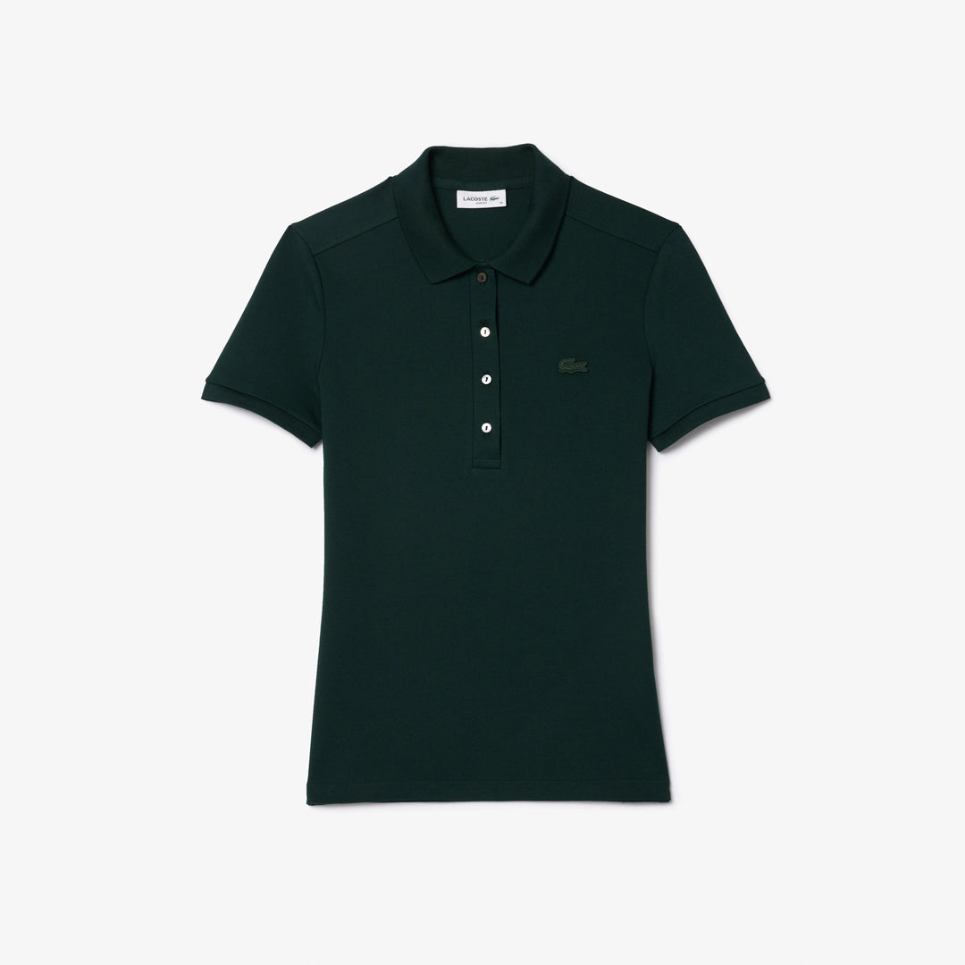 Lacoste Women's L.12.D Slim Fit Stretch Mini Piqué Polo