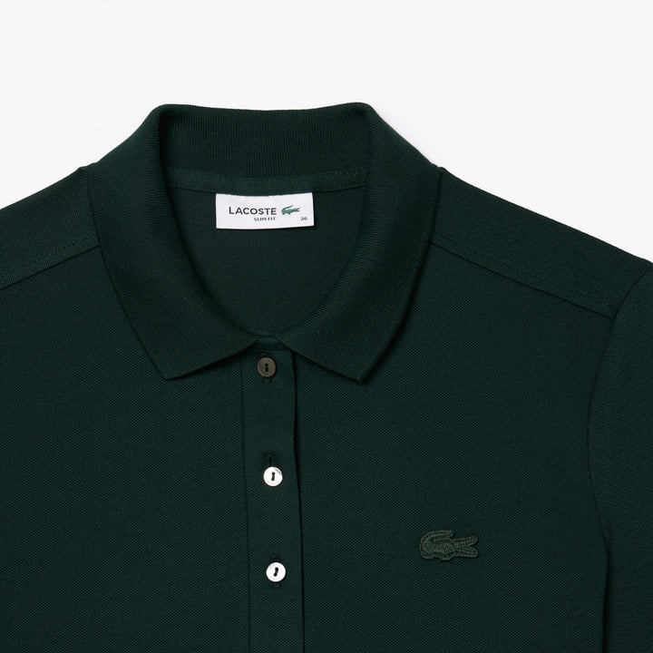 Lacoste Women's L.12.D Slim Fit Stretch Mini Piqué Polo