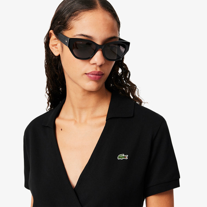Lacoste Women's Stretch Mini Piqué Wrap Polo