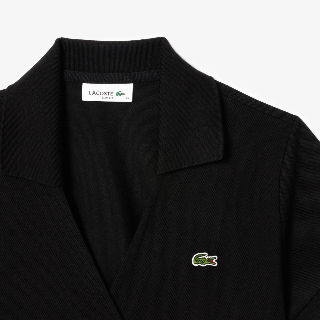 Lacoste Women's Stretch Mini Piqué Wrap Polo