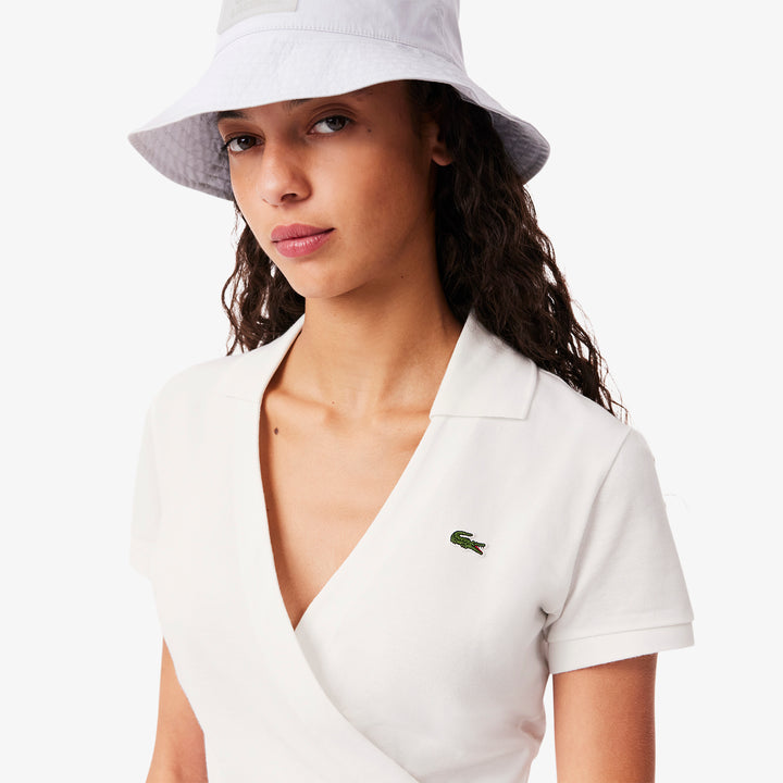 Lacoste Women's Stretch Mini Piqué Wrap Polo