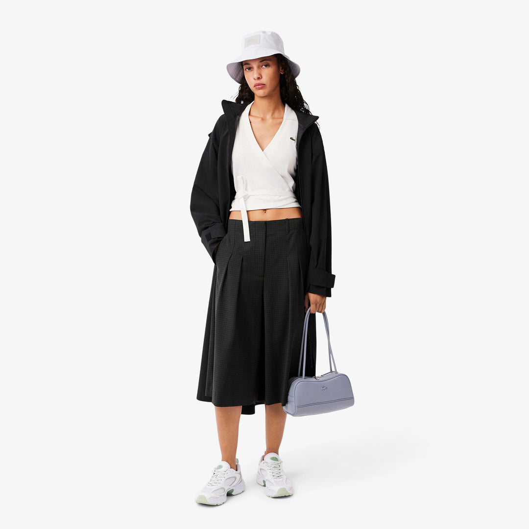 Lacoste Women's Stretch Mini Piqué Wrap Polo