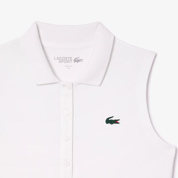 Lacoste Women's Slim Fit UV Protect Stretch Golf Polo