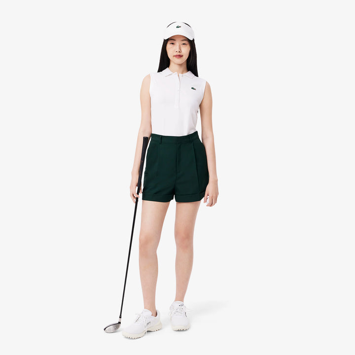 Lacoste Women's Slim Fit UV Protect Stretch Golf Polo