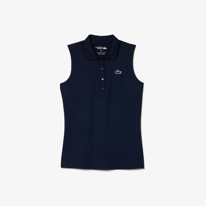 Lacoste Women's Slim Fit UV Protect Stretch Golf Polo